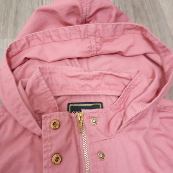 CEsttoi Jacket S 100% Cotton Womens Pink Hooded With Zip Closure & Pockets - Picture 4 of 12